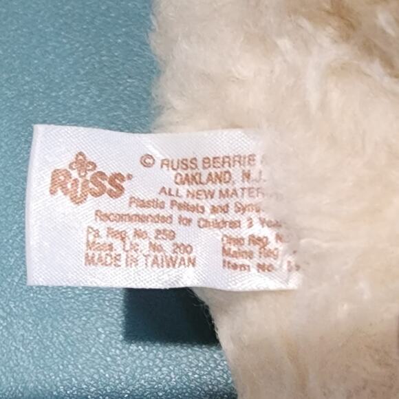 Vintage Gonga Russ Berrie Thumb Sucking Baby Gorilla Plush Collectible - Picture 10 of 12